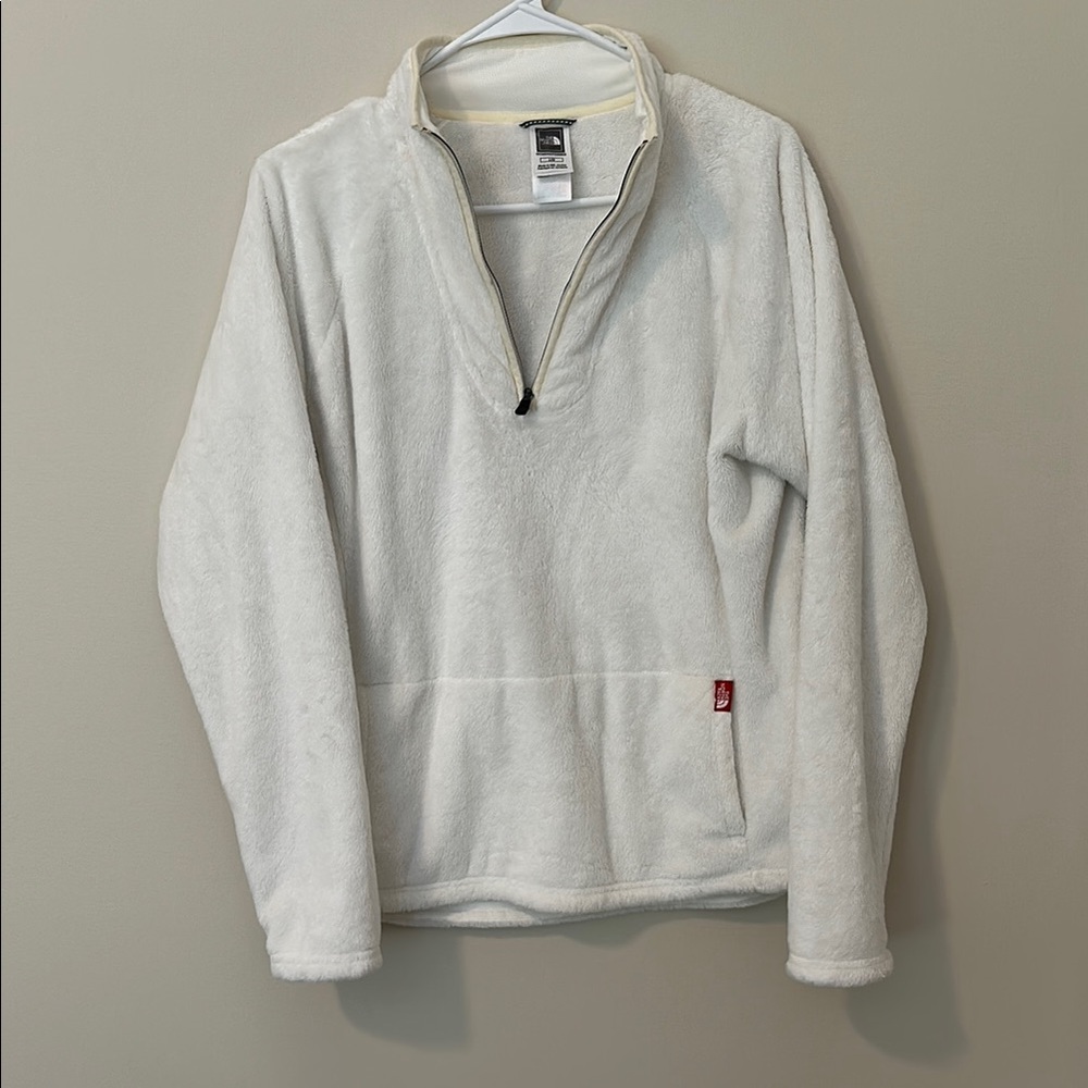 The North Face White Fleece Pullover